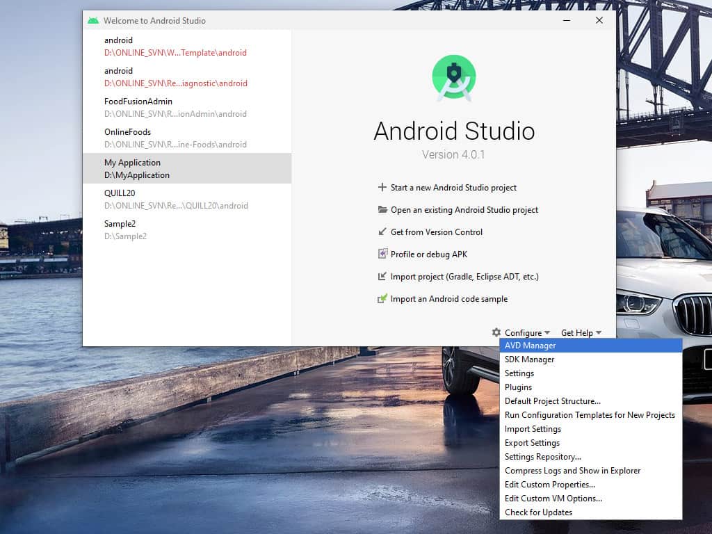 Install and configure Android emulator for windows 10 » Developers Zone