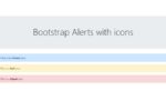 Bootstrap alerts: create different types of Alerts