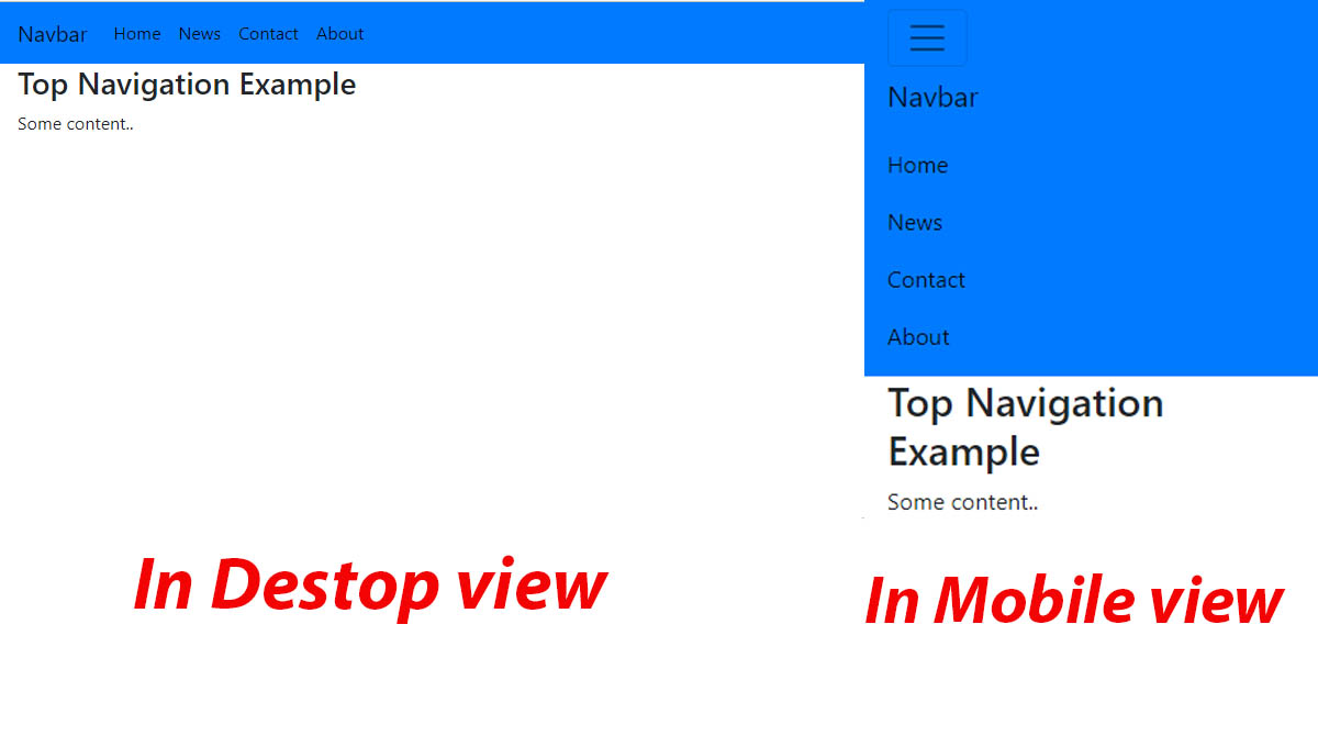 Create Responsive Navbar With Bootstrap » Developers Zone